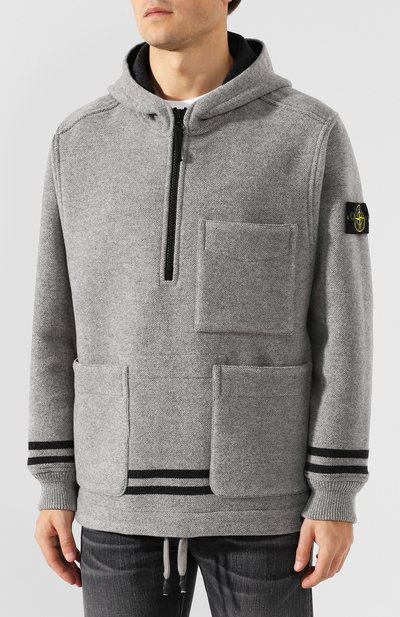 Шерстяной анорак STONE ISLAND, арт. 711543752, фото 3