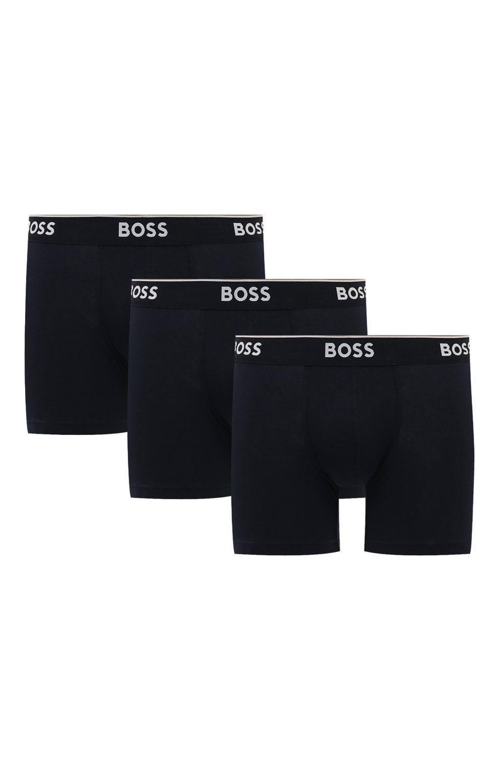 Комплект из трех боксеров BOSS темно-синего цвета по цене 6425 руб., арт. 50475282, фото 1 Комплект из трех боксеров BOSS, арт. 50475282, фото 1