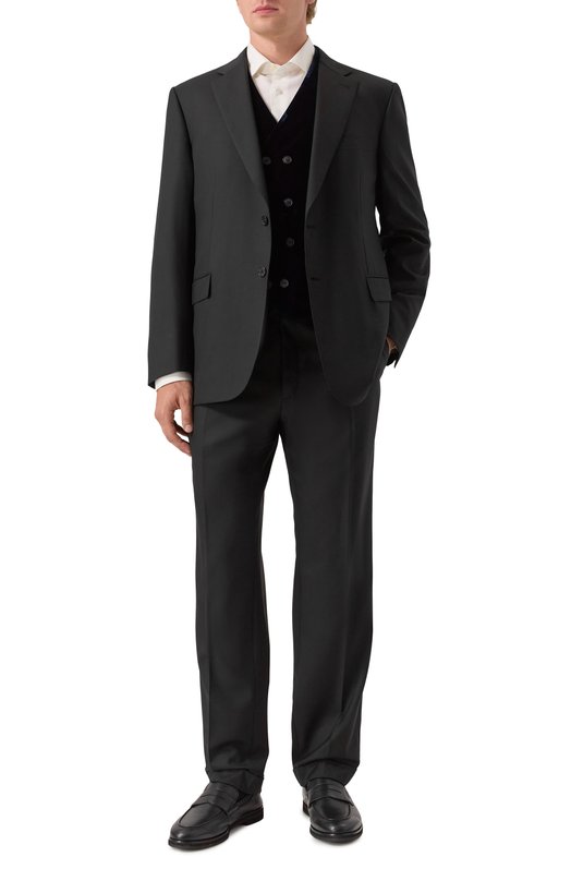 Бархатный жилет Giorgio Armani 0WGGK01T/T0025 Синий  0WGGK01T/T0025 Фото 2