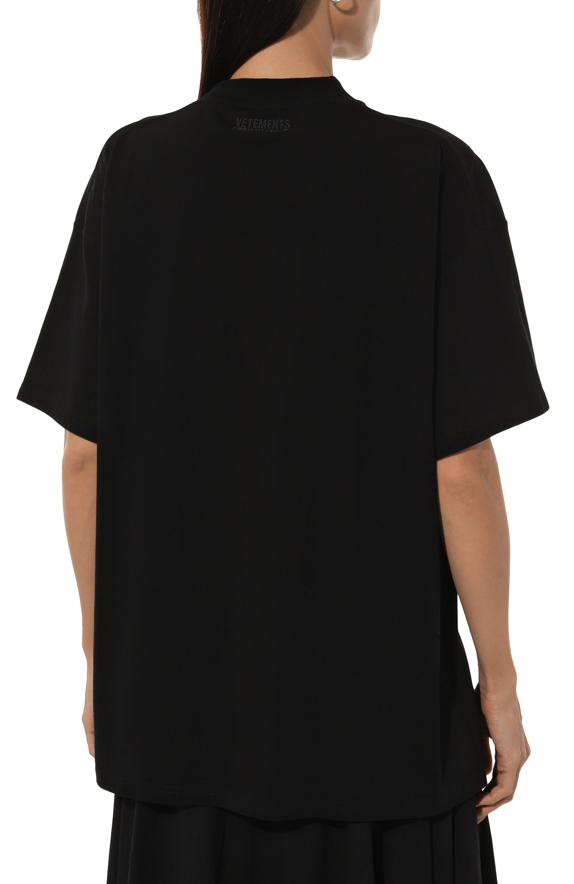 Хлопковая футболка VETEMENTS, арт. UA66TR680B, фото 4