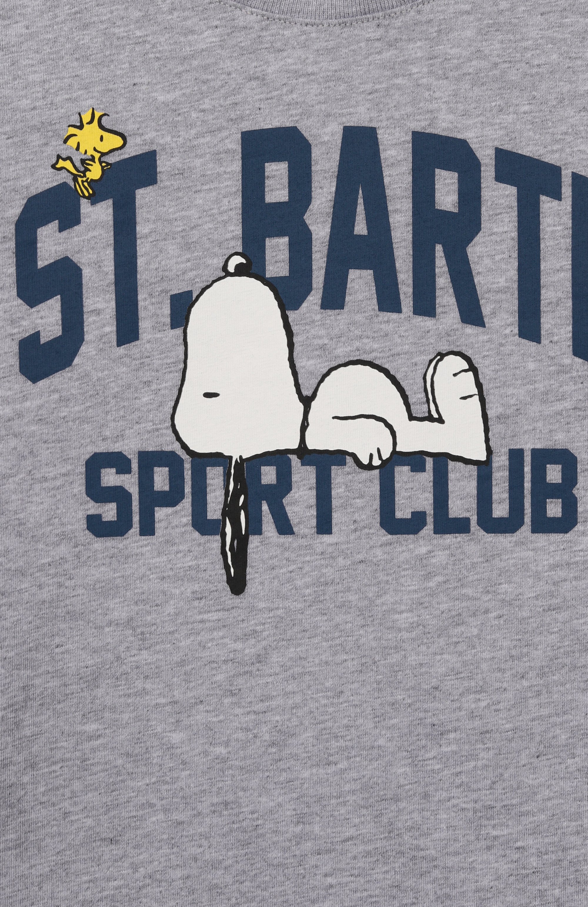 Хлопковая футболка MC2 SAINT BARTH серого цвета по цене 8580 руб., арт. CAM0001-01530I, фото 3 Хлопковая футболка MC2 SAINT BARTH, арт. CAM0001-01530I, фото 3