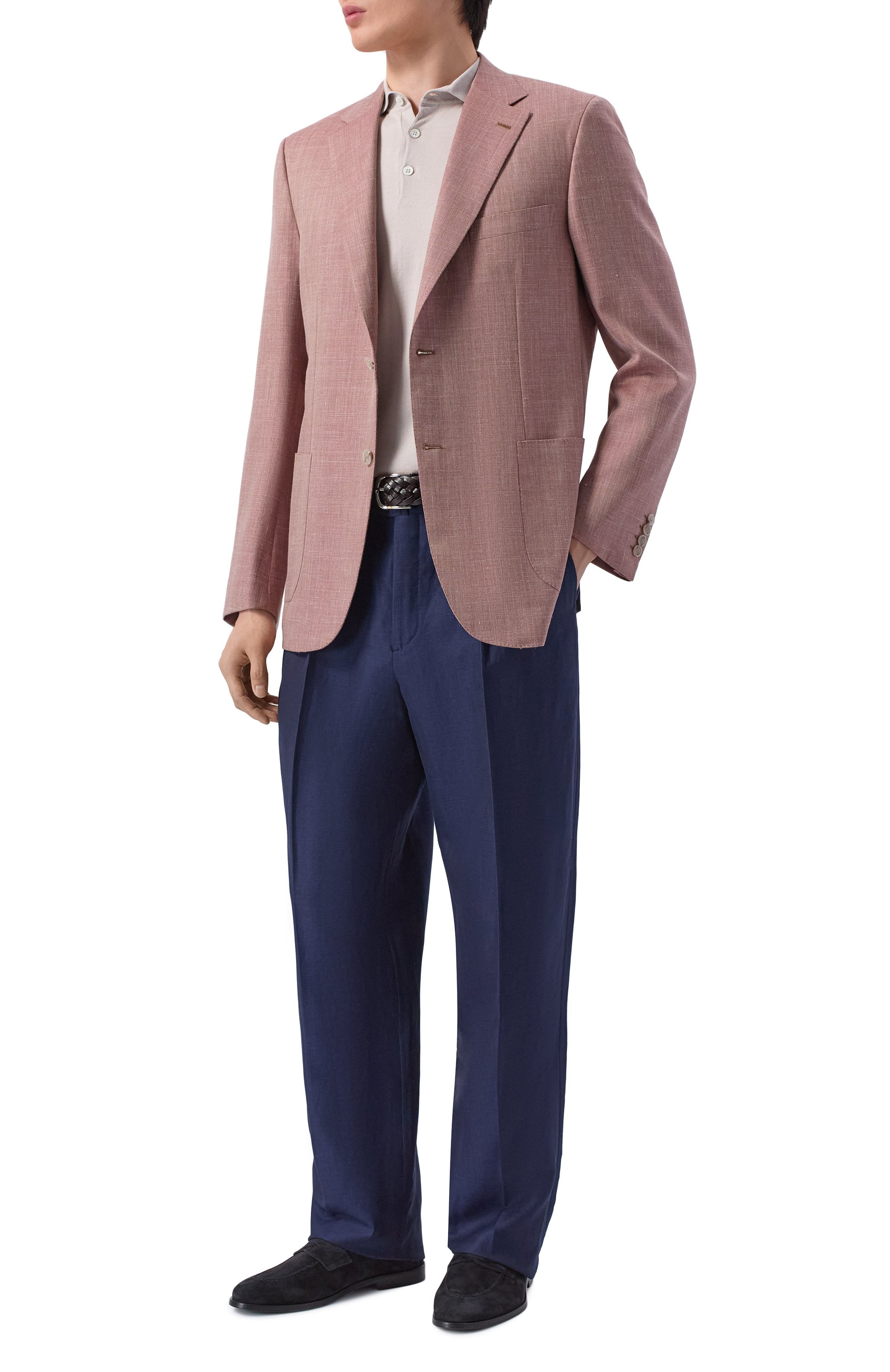 Брюки из шерсти и льна BRIONI, арт. RP2D0L/P1A0L, фото 2