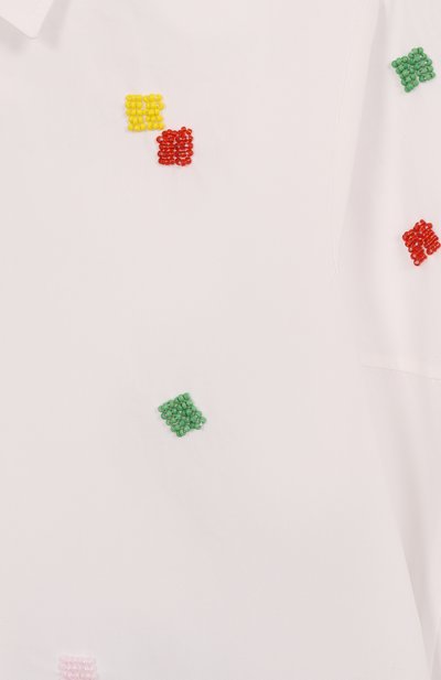 Хлопковая рубашка MSGM KIDS, арт. S5MSJGSI231, фото 3