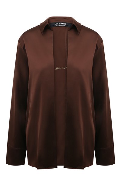 Атласная блузка JACQUEMUS, арт. 22E/213SH103-1000, фото 1