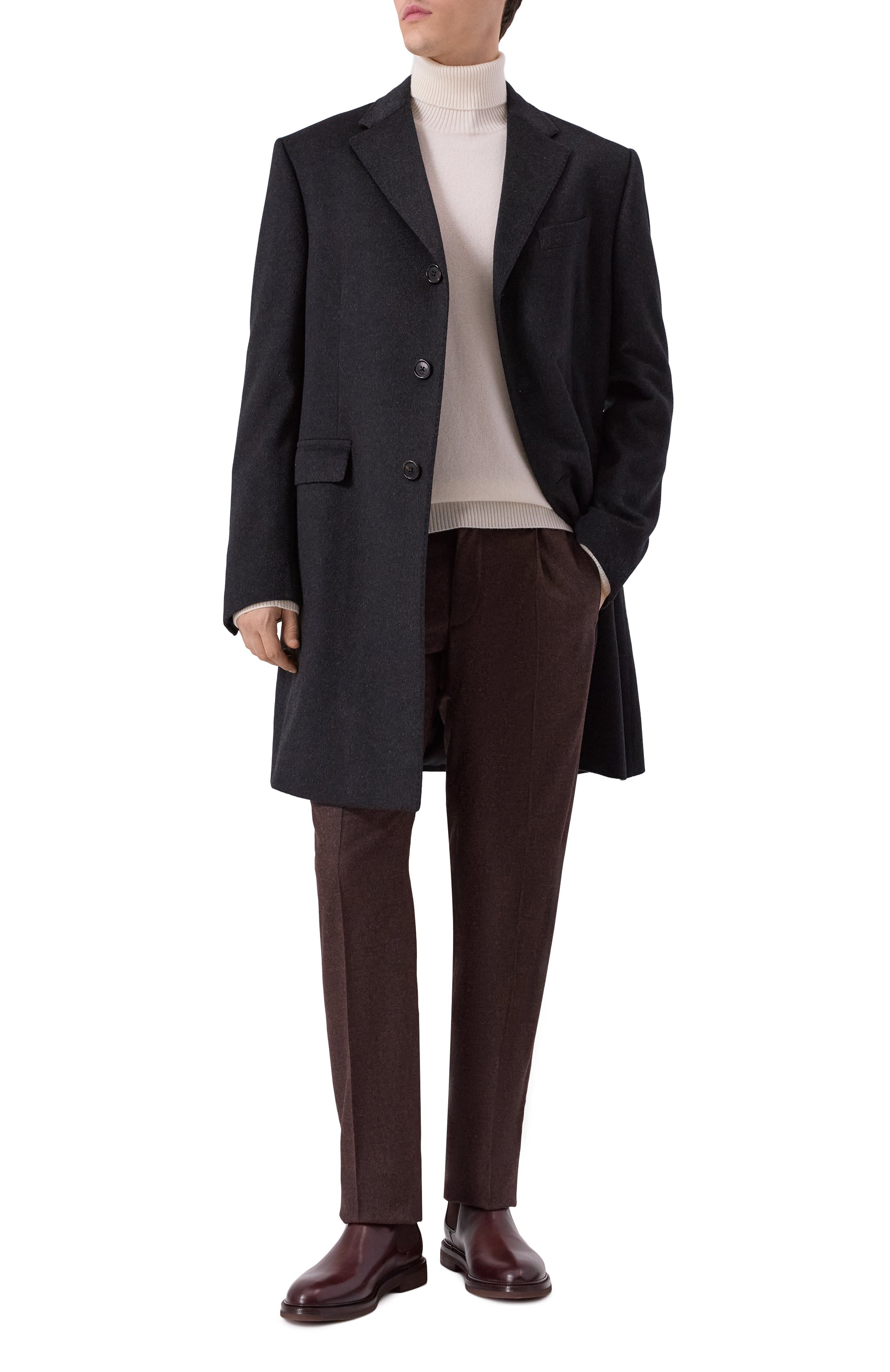 Шерстяные брюки KITON, арт. UPN01K0124G07, фото 2