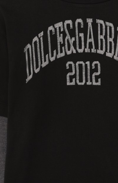 Хлопковый лонгслив DOLCE & GABBANA, арт. L4JTCY/G7PIN/2-6, фото 3