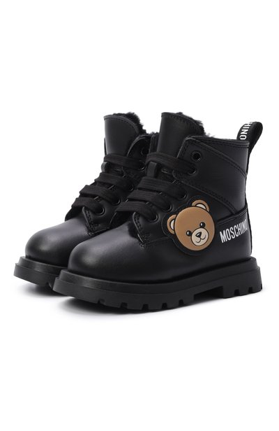 Кожаные ботинки MOSCHINO, арт. 84151/VAR2