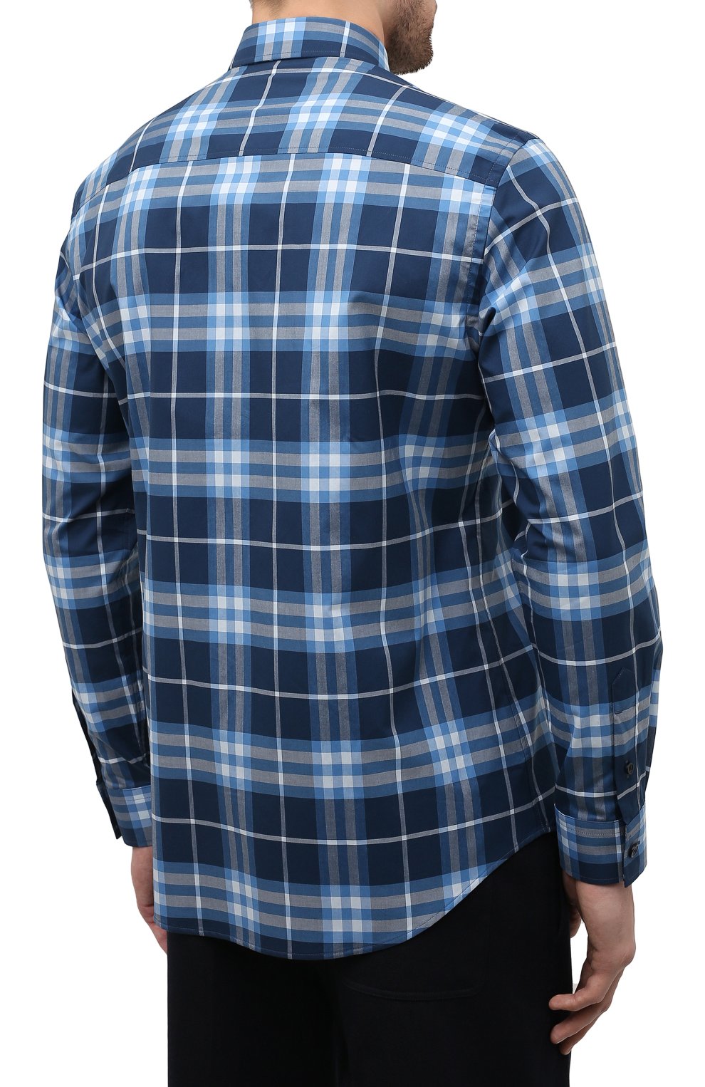 Хлопковая рубашка BURBERRY, арт. 8050360, фото 4