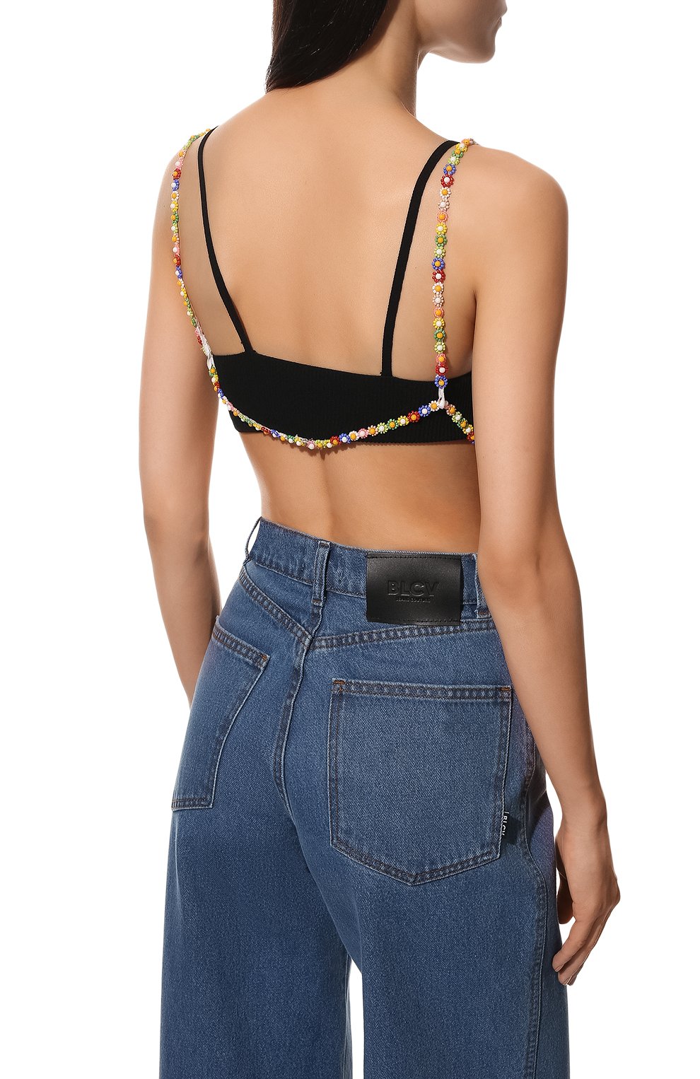 Бра-топ MSGM разноцветного цвета по цене 15450 руб., арт. 3242MDR101 227468, фото 4 Бра-топ MSGM, арт. 3242MDR101 227468, фото 4