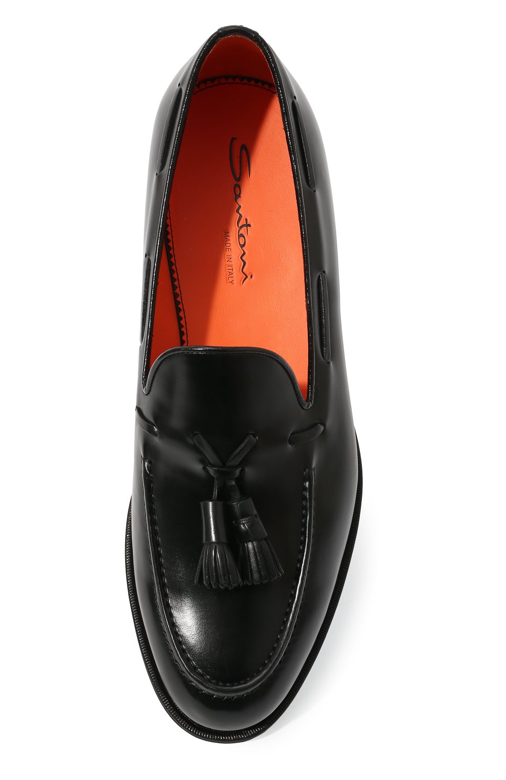 Кожаные лоферы SANTONI, арт. MCCG17111RB2I0BRN01, фото 6