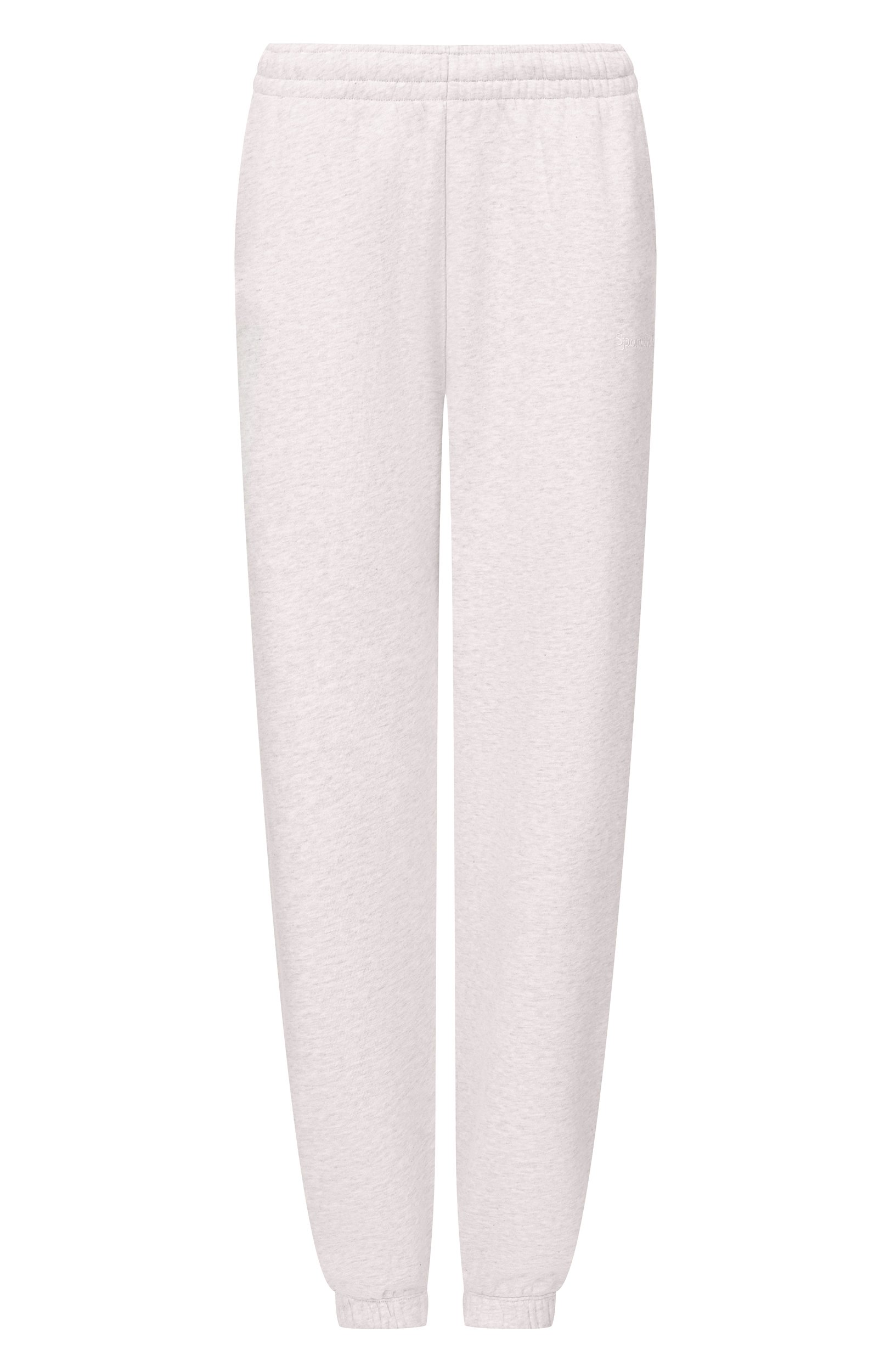 Хлопковые джоггеры SPORTY AND RICH светло-серого цвета по цене 27900 руб., арт. PA08784300GY03, фото 1 Хлопковые джоггеры SPORTY AND RICH, арт. PA08784300GY03, фото 1