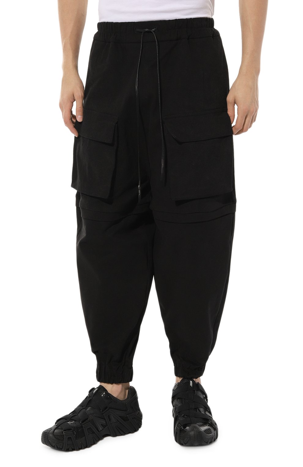 Хлопковые джоггеры 139DEC, арт. PN375-BK, фото 3