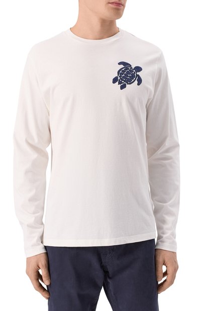 Хлопковый лонгслив VILEBREQUIN, арт. VBMTS0008-V76/03059, фото 3