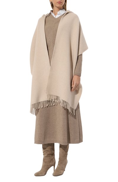 Накидка из шерсти и кашемира BRUNELLO CUCINELLI, арт. MSCDAGW83, фото 3