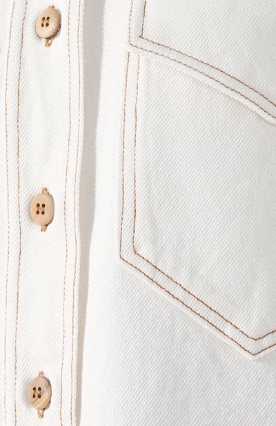 Джинсовая рубашка NANUSHKA, арт. S0LI_WHITE_RIGID DENIM, фото 5