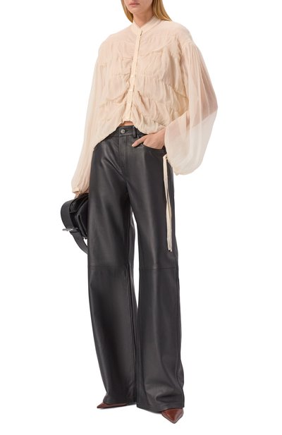 Шелковая блузка ISABEL BENENATO, арт. DW935S26, фото 2