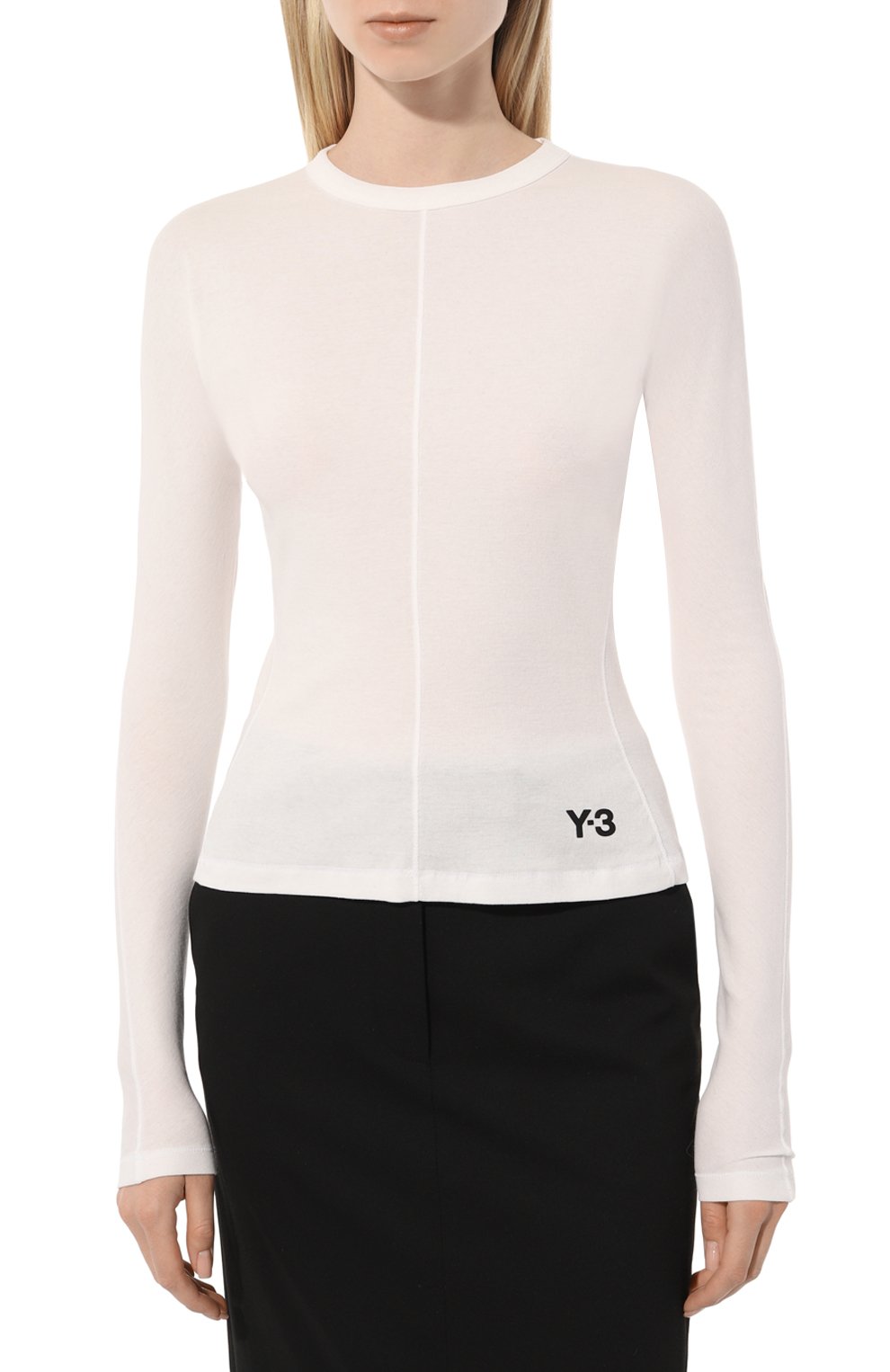 Хлопковый лонгслив Y-3, арт. HY1402, фото 3