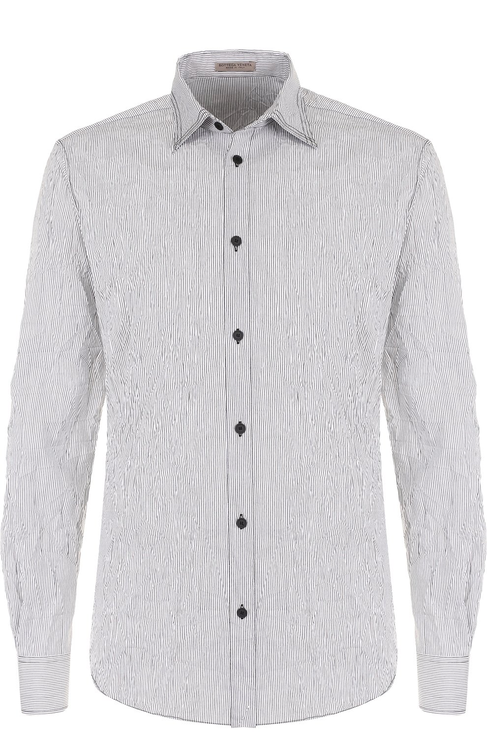 Плиссированная хлопковая рубашка BOTTEGA VENETA, арт. 514034/VE0M0, фото 1