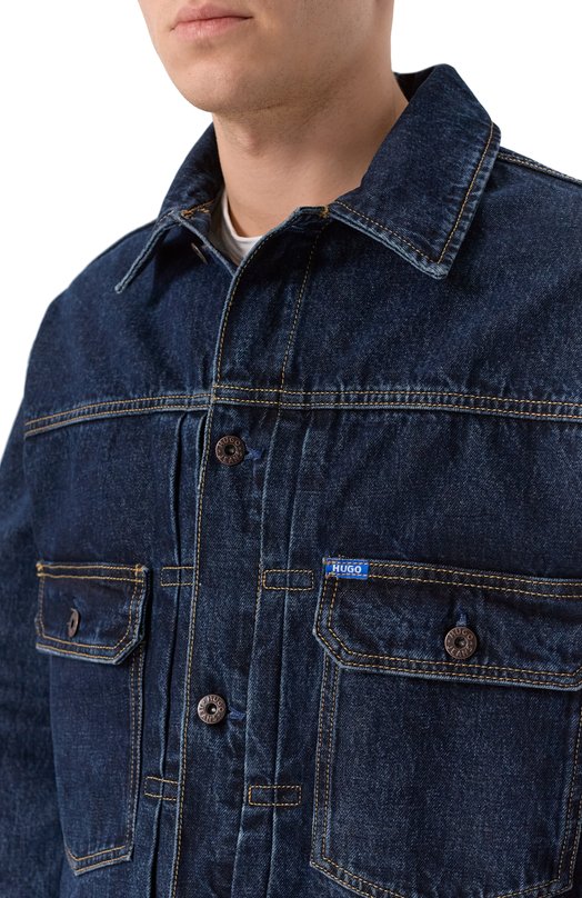 Джинсовая куртка HUGO Blue 50553560 Синий  50553560 Фото 5