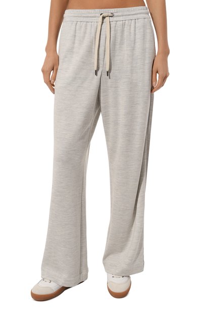 Брюки из хлопка и шелка BRUNELLO CUCINELLI, арт. MD828SM689, фото 3