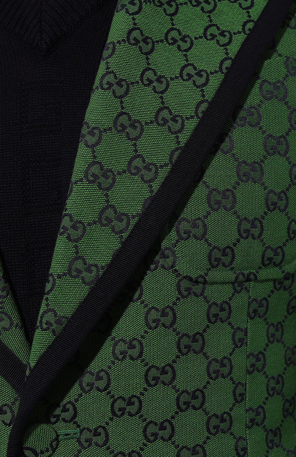 Хлопковый пиджак GUCCI зеленого цвета по цене 360000 руб., арт. 644367 ZKU09, фото 5 Хлопковый пиджак GUCCI, арт. 644367 ZKU09, фото 5