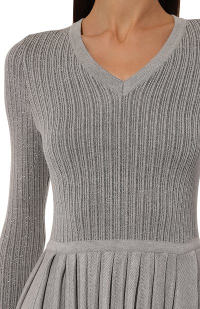 Платье из шелка и кашемира FREEAGE, арт. W25.DR113.6039.901, фото 5