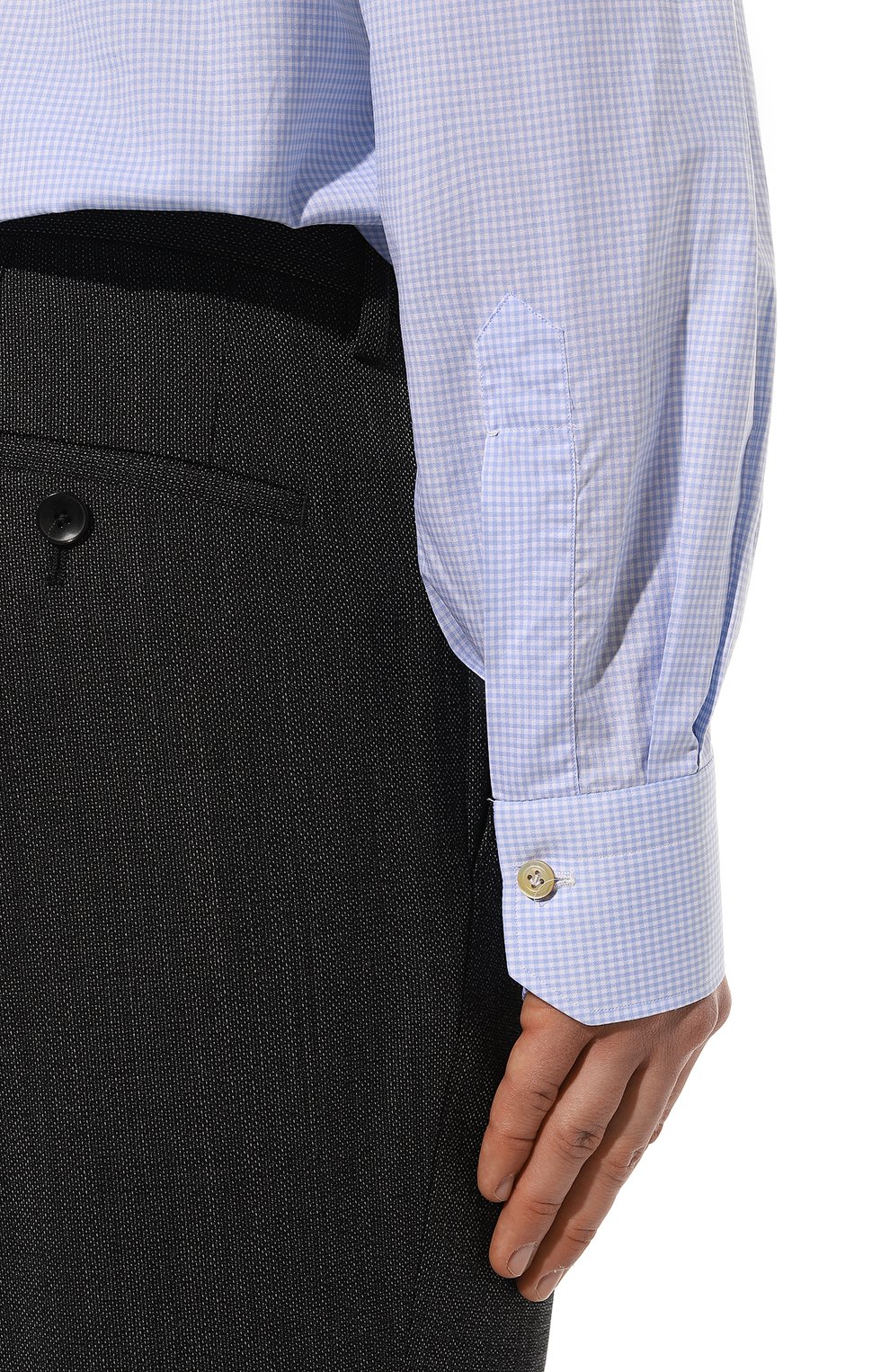 Хлопковая сорочка KITON, арт. UCIH0869018, фото 6