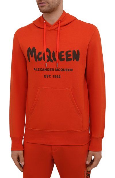 Хлопковое худи ALEXANDER MCQUEEN, арт. 665401/QRZ71, фото 3