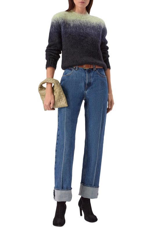 Замшевые ботильоны Dries Van Noten W232-201/135 Чёрный  W232-201/135 Фото 3