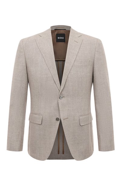 Пиджак из хлопка и шерсти BOSS, арт. 50509504, фото 1