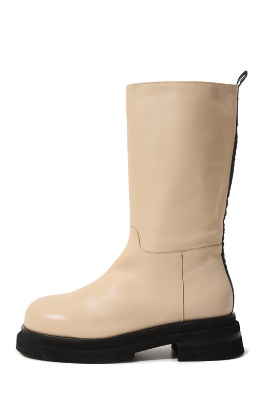 Кожаные полусапоги Nude of Scandinavia Кремовый, фото 4