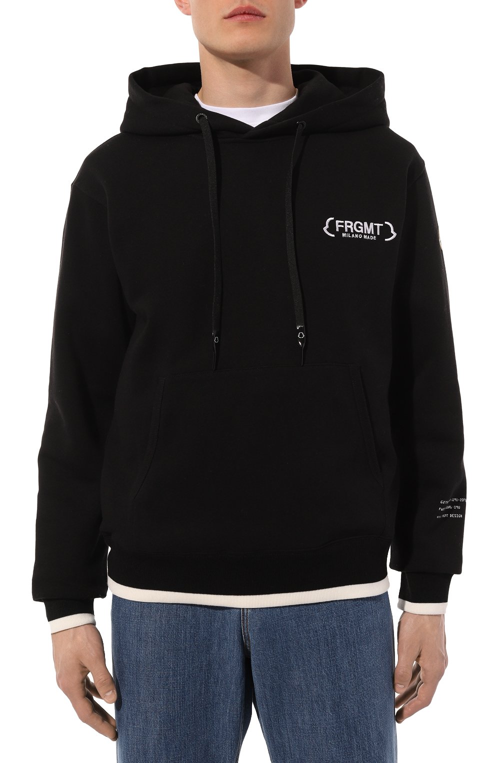 Хлопковое худи moncler genius x fragment frgmt MONCLER GENIUS, арт. 8G000-02-M2372, фото 3