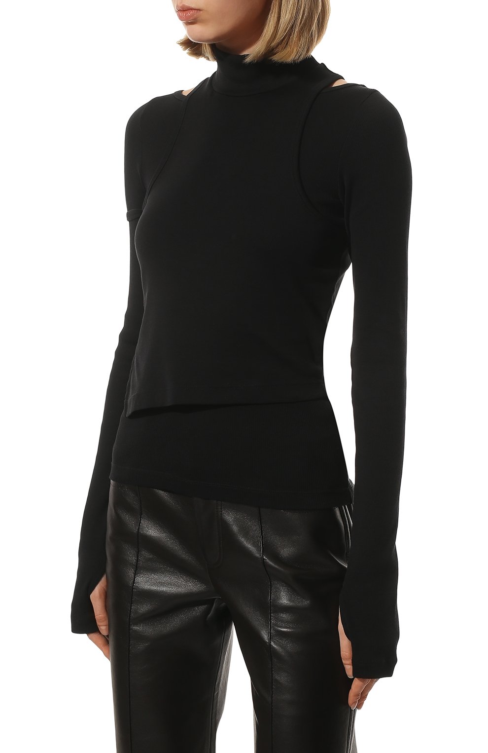 Хлопковый пуловер HELMUT LANG, арт. L09HW512, фото 3
