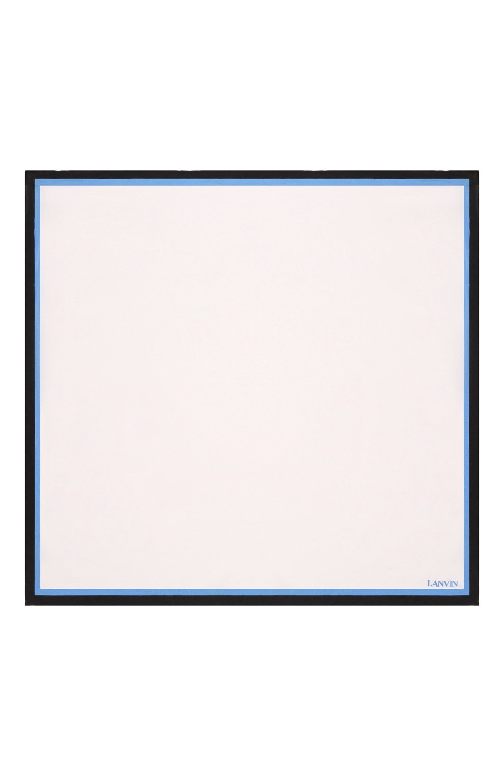 Шелковый платок LANVIN белого цвета по цене 6405 руб., арт. 3803/HANDKERCHIEF, фото 3 Шелковый платок LANVIN, арт. 3803/HANDKERCHIEF, фото 3