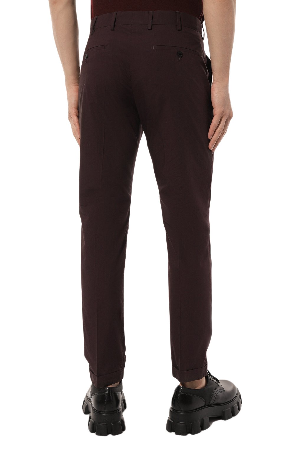 Хлопковые брюки PRADA, арт. SPD91-1BJ2-F0051-172, фото 4