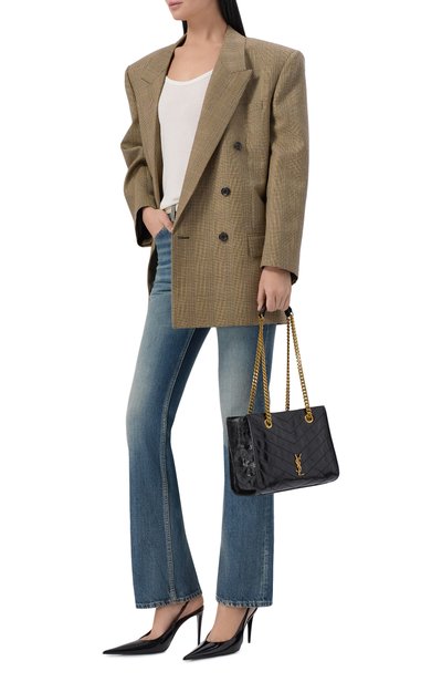 Сумка niki small SAINT LAURENT черного цвета по цене 339000 руб., арт. 872680/0EN07, фото 3 Сумка niki small SAINT LAURENT, арт. 872680/0EN07, фото 3