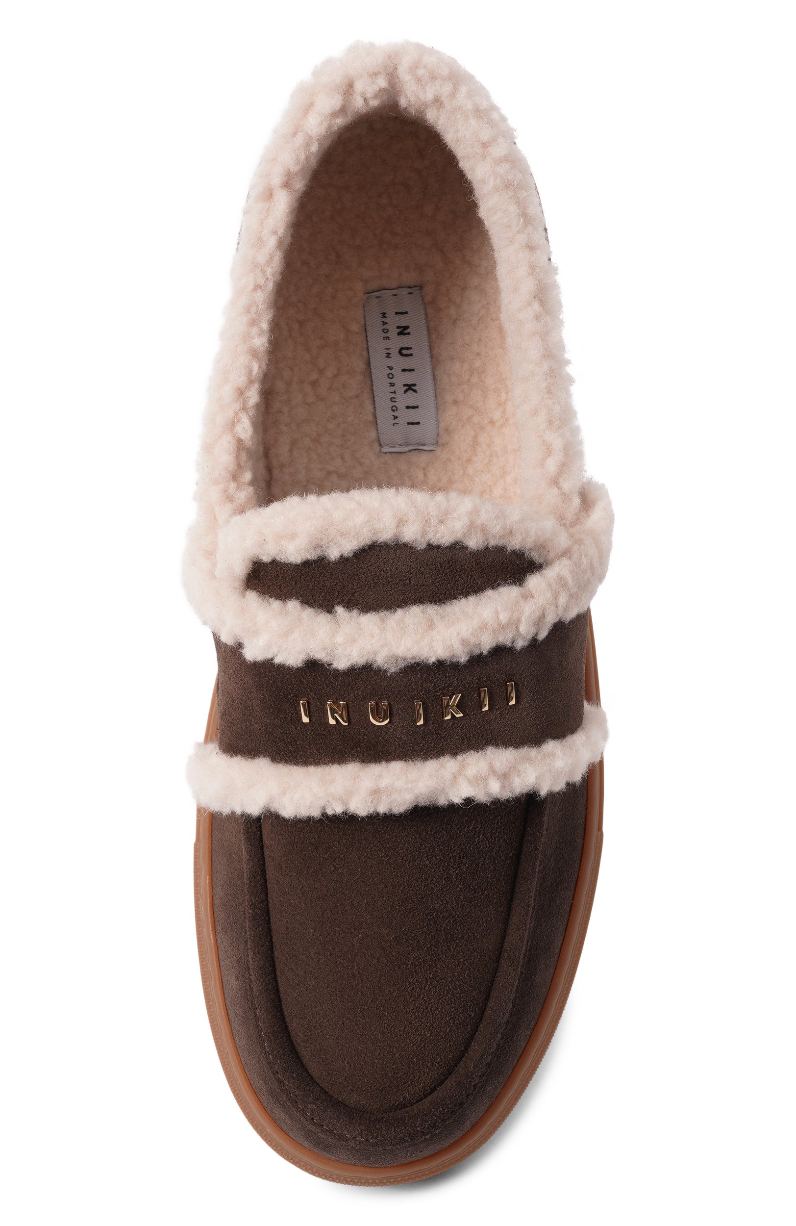 Замшевые лоферы shearling loafer INUIKII, арт. 1006.003.0021, фото 6