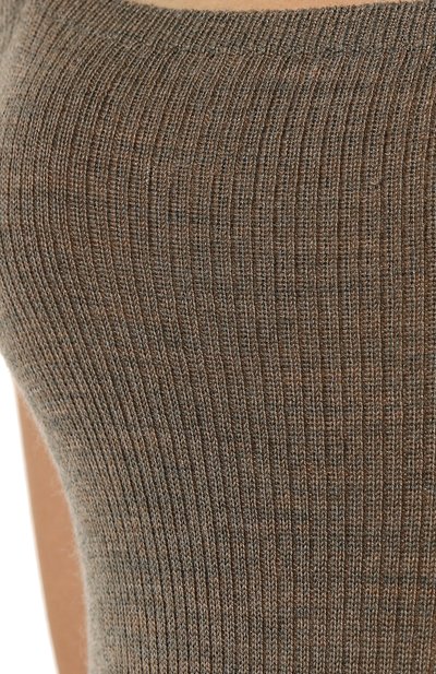 Шерстяное боди NOT SHY хаки цвета по цене 17300 руб., арт. 4308014, фото 5 Шерстяное боди NOT SHY, арт. 4308014, фото 5