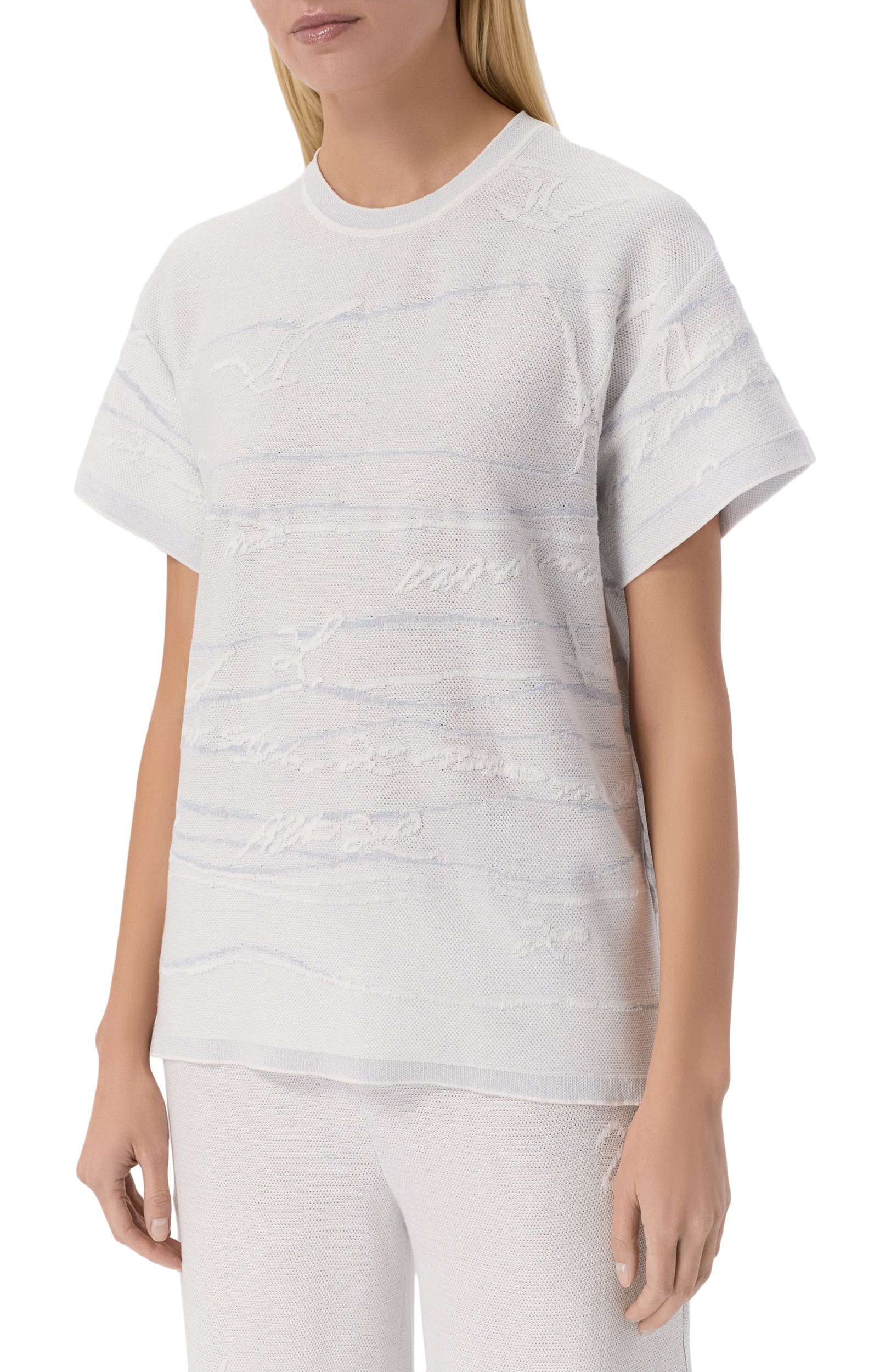 Пуловер из хлопка и вискозы AND THE BRAND, арт. S26-TS015-1404-104, фото 3