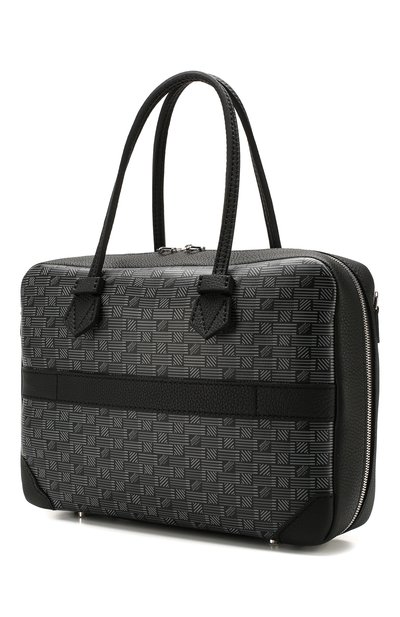 Кожаный портфель MOREAU темно-серого цвета по цене 323000 руб., арт. SSV040ITVTTTSTB, фото 3 Кожаный портфель MOREAU, арт. SSV040ITVTTTSTB, фото 3