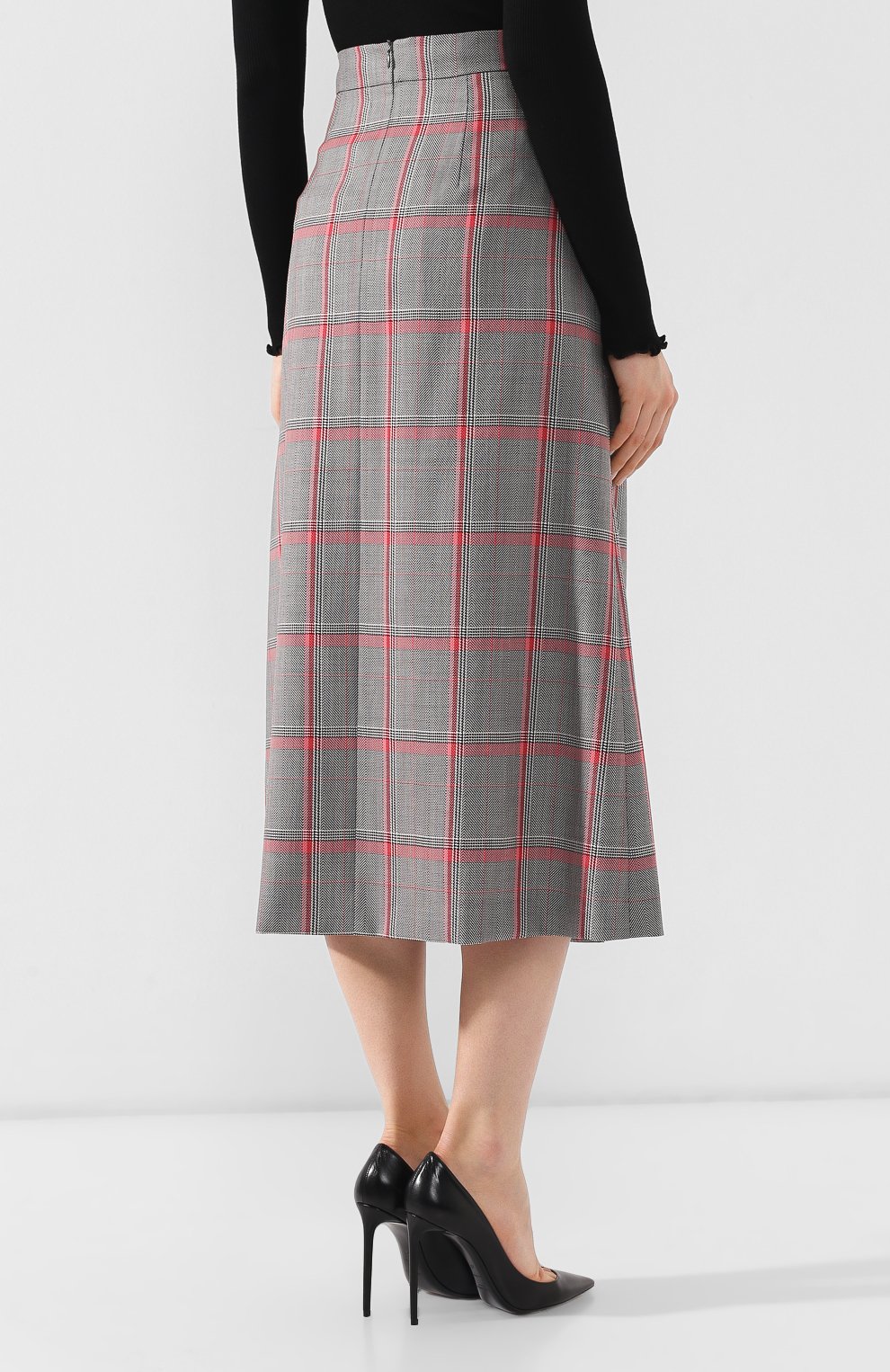 Шерстяная юбка ESCADA серого цвета по цене 88650 руб., арт. 5030030, фото 4 Шерстяная юбка ESCADA, арт. 5030030, фото 4