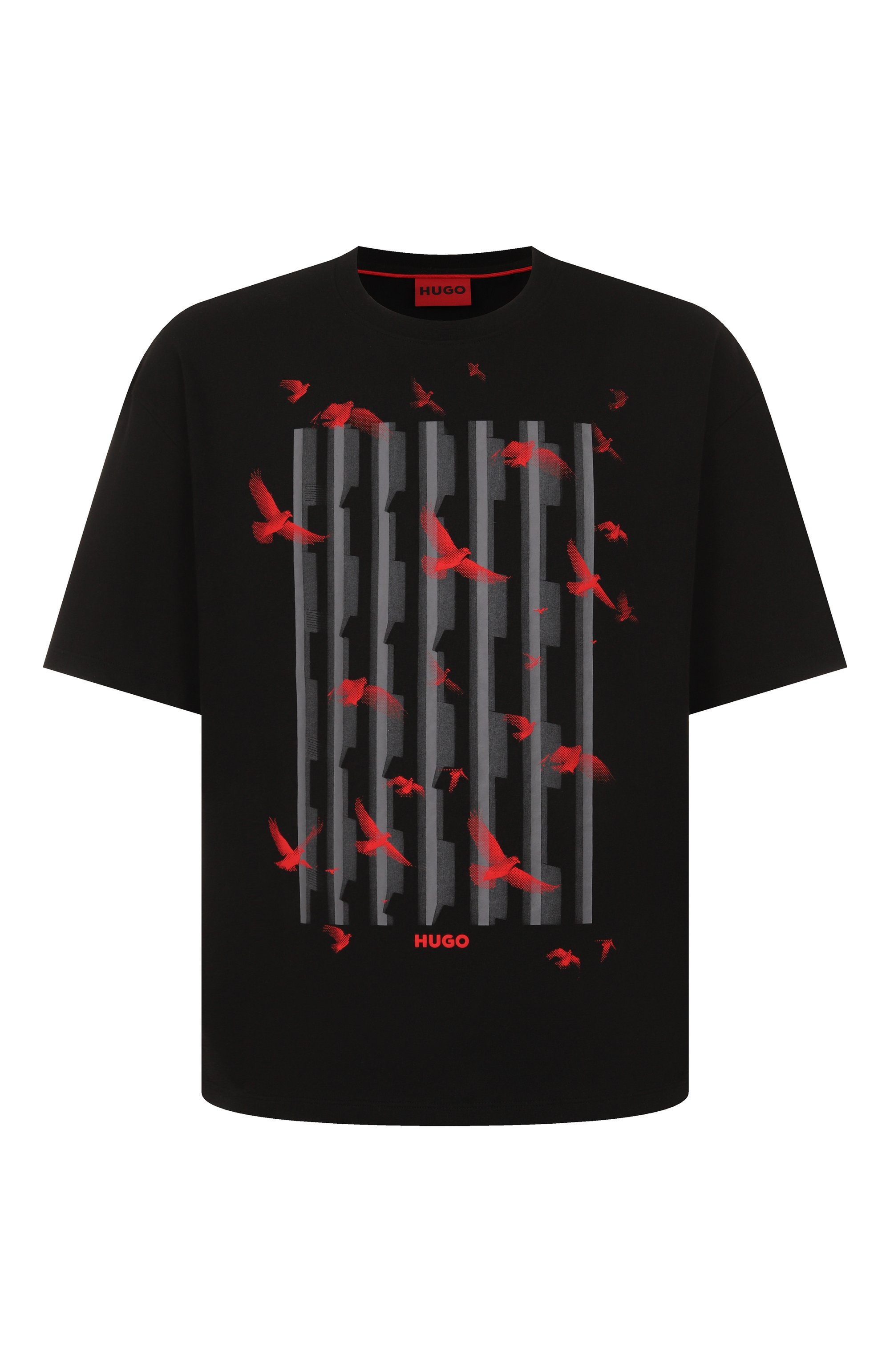 Хлопковая футболка HUGO, арт. 50542581, фото 1