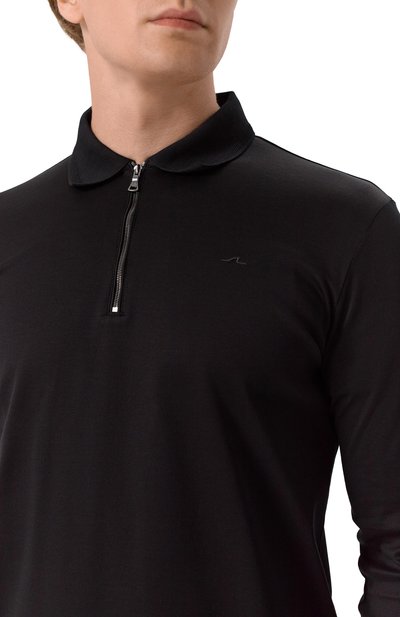 Хлопковое поло PAUL&SHARK черного цвета по цене 46650 руб., арт. 15311746/3XL-6XL, фото 5 Хлопковое поло PAUL&SHARK, арт. 15311746/3XL-6XL, фото 5