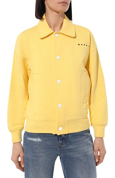 Хлопковая толстовка MARNI, арт. FLJE0175P1/USCU87, фото 3