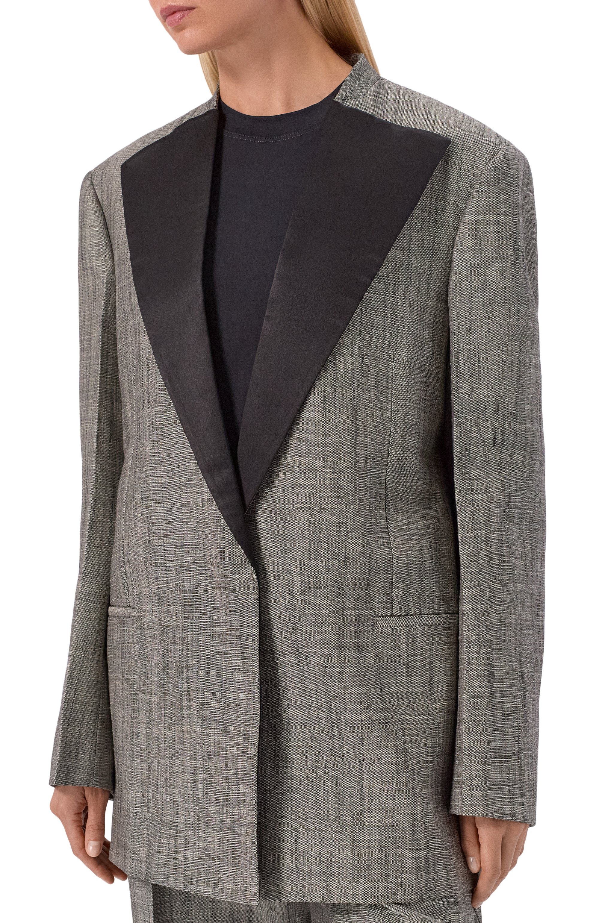 Жакет из шелка и шерсти JIL SANDER, арт. J02BN0222/J55079, фото 3