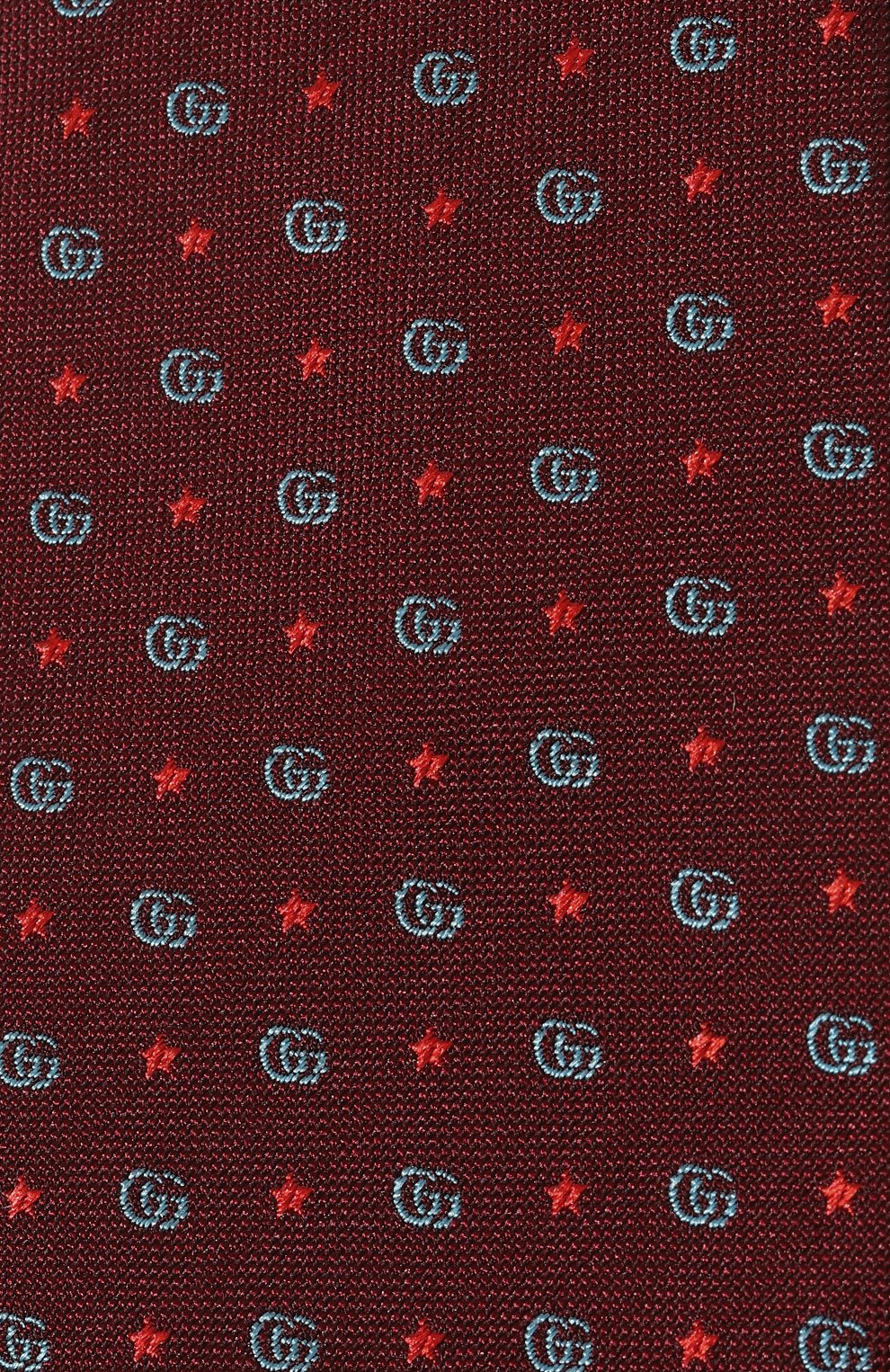 Шелковый галстук GUCCI бордового цвета по цене 28800 руб., арт. 672466 4E002, фото 4 Шелковый галстук GUCCI, арт. 672466 4E002, фото 4