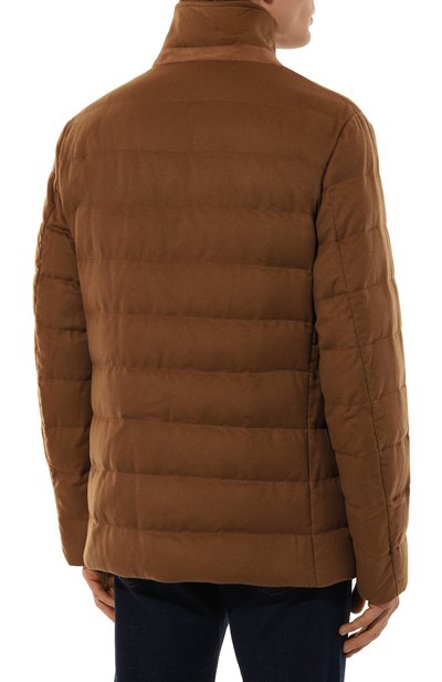 Кашемировая куртка KITON коричневого цвета по цене 679000 руб., арт. UW1910V0455F04, фото 4 Кашемировая куртка KITON, арт. UW1910V0455F04, фото 4