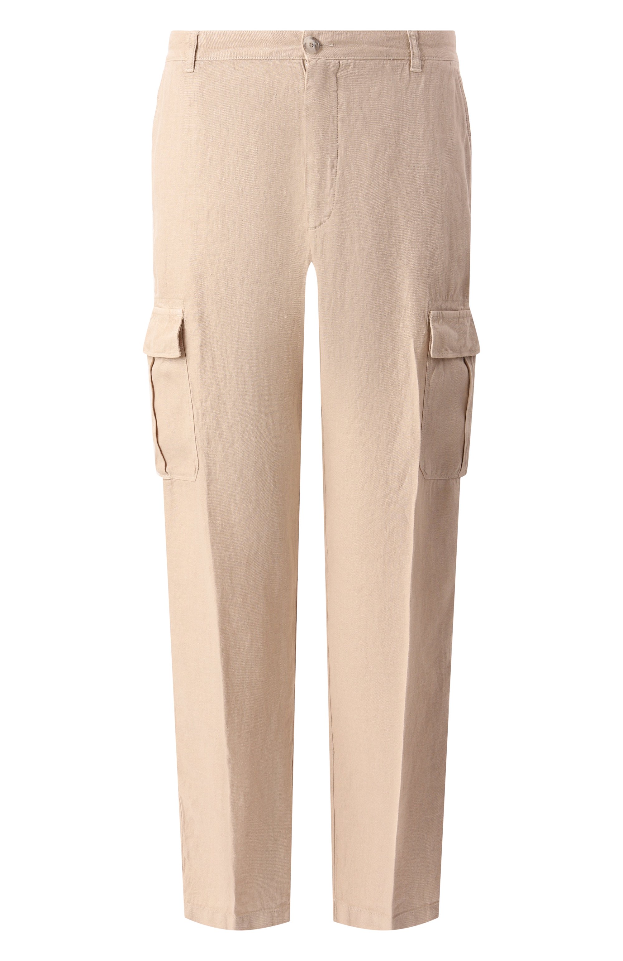 Льняные брюки-карго 120% LINO, арт. 32ALIM29DX/D943/000, фото 1