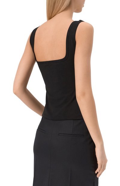 Хлопковая майка AREA черного цвета по цене 51500 руб., арт. 0000TP0021FA01, фото 4 Хлопковая майка AREA, арт. 0000TP0021FA01, фото 4