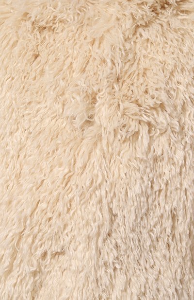 Шуба MSGM кремового цвета по цене 67600 руб., арт. 3741MDH22/247531, фото 5 Шуба MSGM, арт. 3741MDH22/247531, фото 5